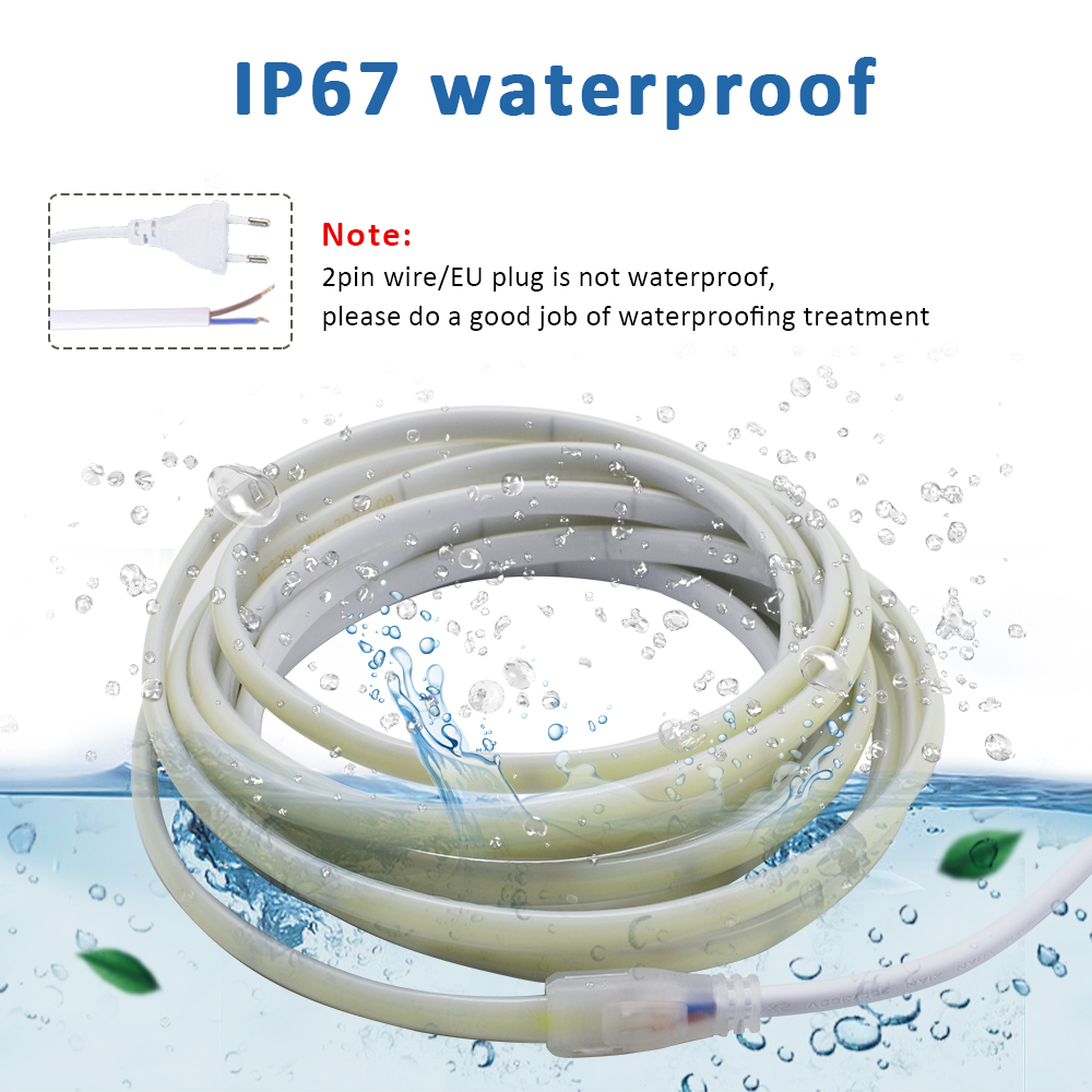 Outdoor Lighting Extension Cord - 220 فولت IP67 مقاوم للماء COB