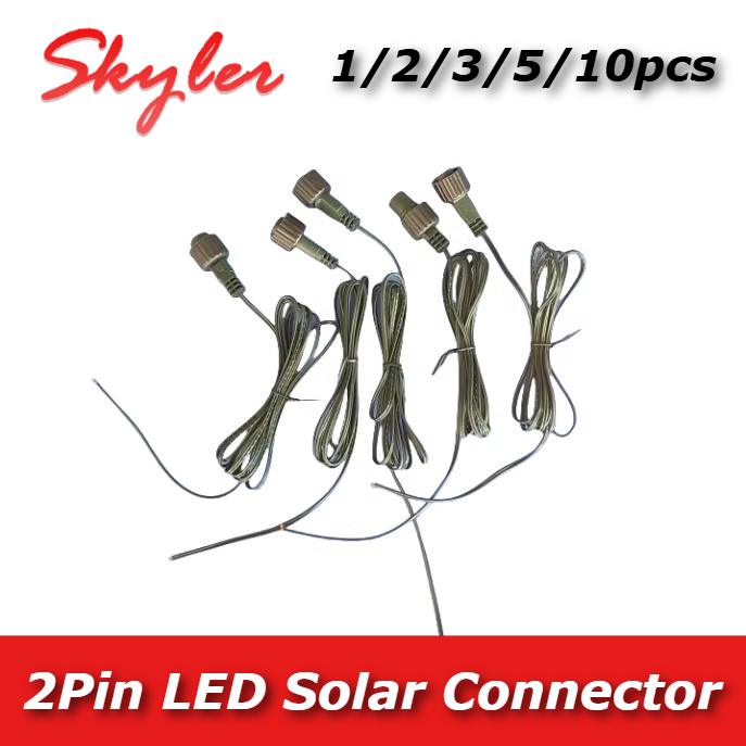 Outdoor Lighting Wire Connectors - موصل LED ثنائي السن مع سلك