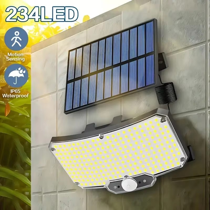 Outdoor Lighting Solar - مصباح شمسي خارجي بـ 234 مصباح