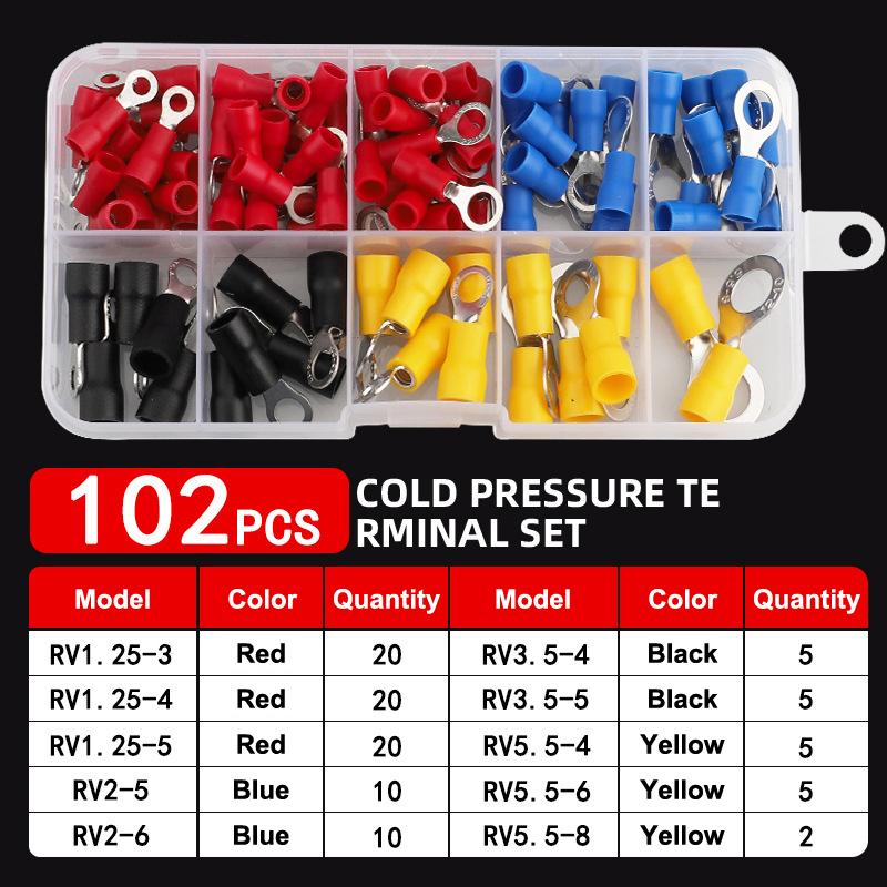 Outdoor Lighting Wire Connectors - مجموعة كتل توصيل معزولة 102/280 قطعة