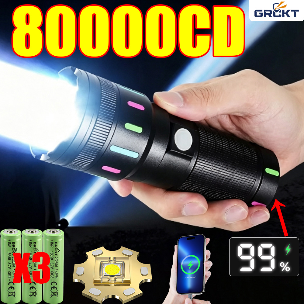 Outdoor Lighting Nearby - مصباح LED قوي للغاية بقوة 80000