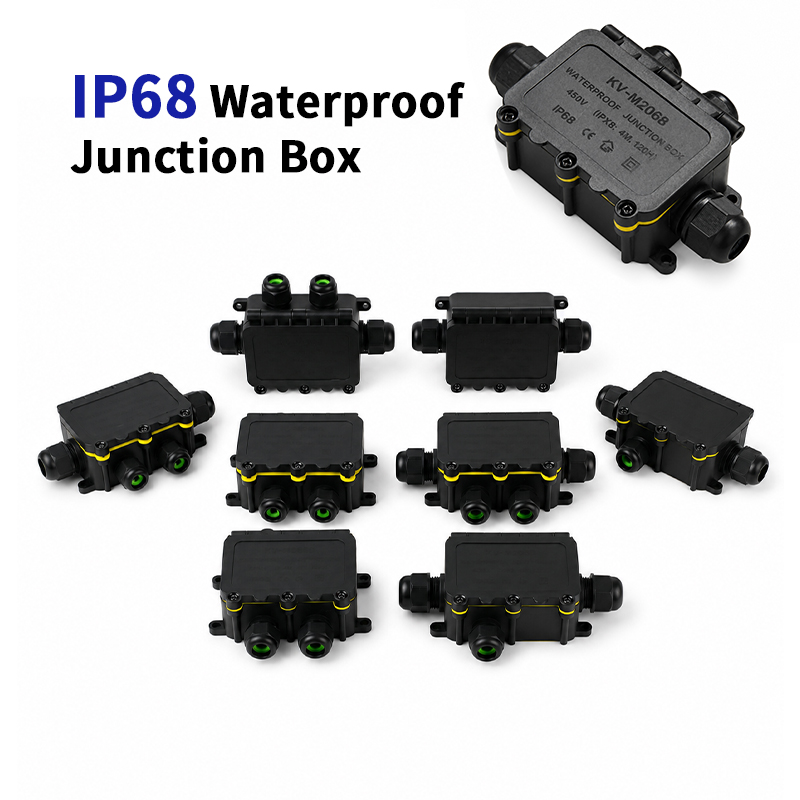 Outdoor Lighting Extension Cord - صندوق توصيل كهربائي مقاوم للماء IP68