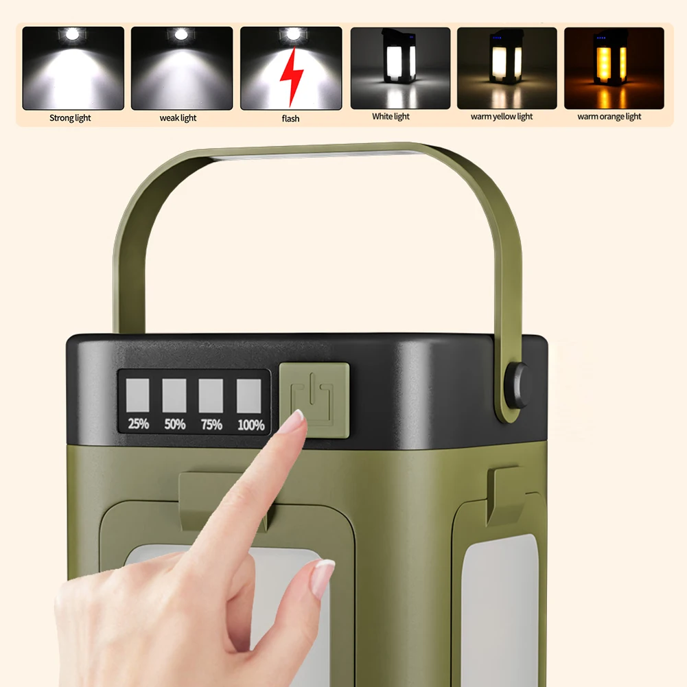 مصباح تخييم خارجي يعمل بالطاقة - مراجعة Outdoor Lighting Solar وسعره