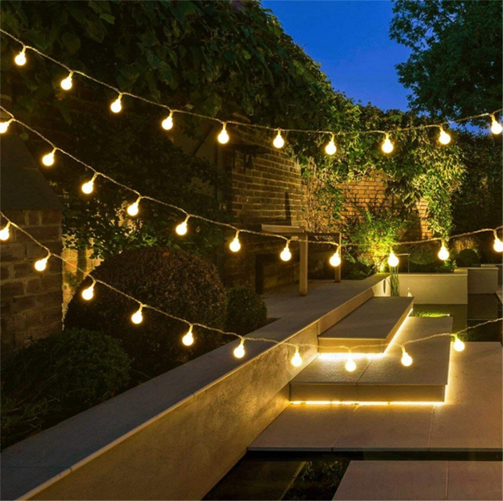 أضواء خيطية تعمل بالطاقة الشمس - مراجعة Outdoor Lighting Solar وسعره