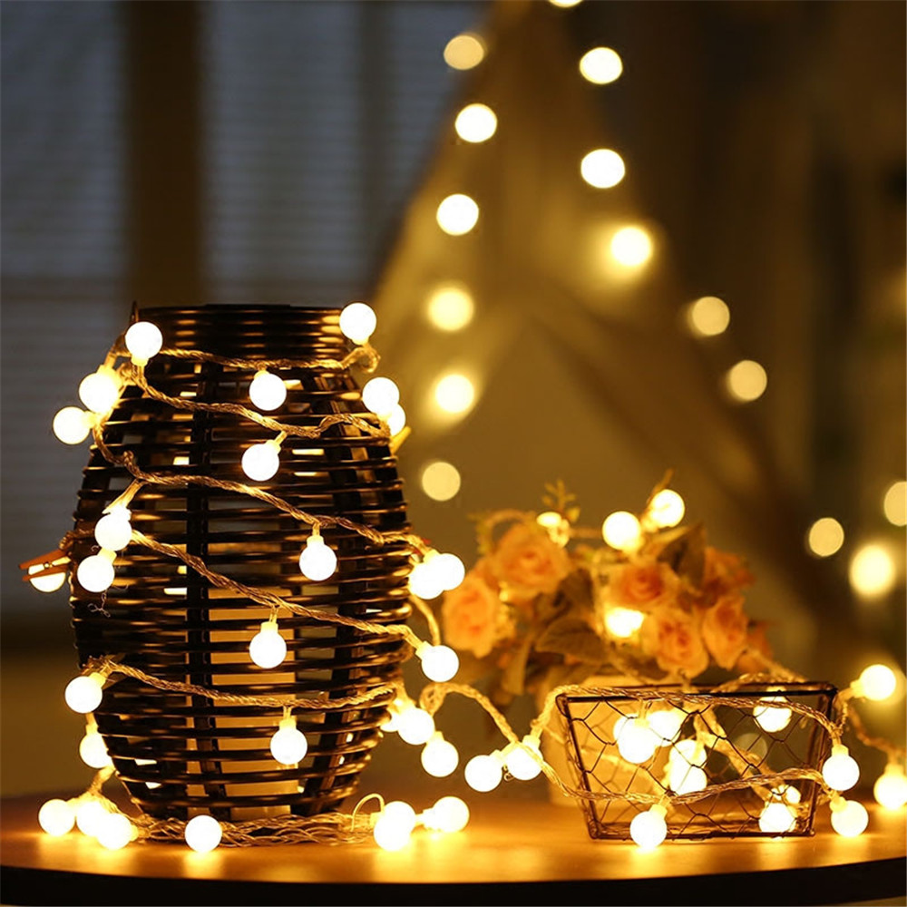 أضواء خيطية تعمل بالطاقة الشمس - مراجعة Outdoor Lighting Solar وسعره