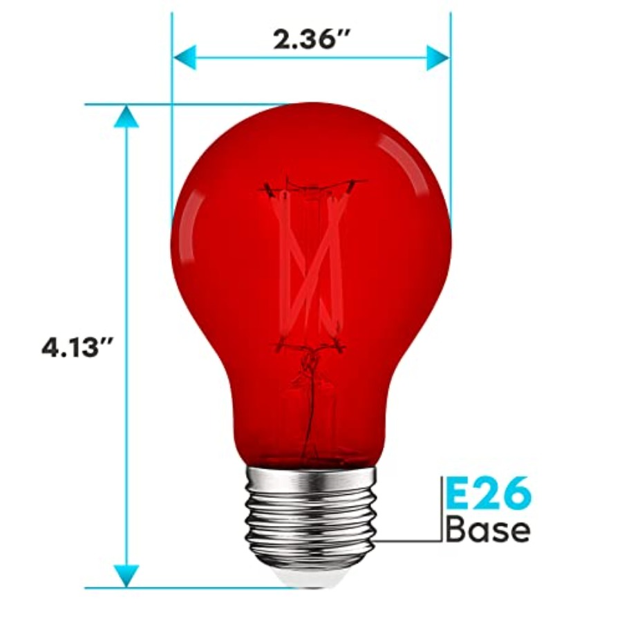 مصابيح LED إديسون A19، 4.5 واط - مراجعة Outdoor Lighting Decoration وسعره