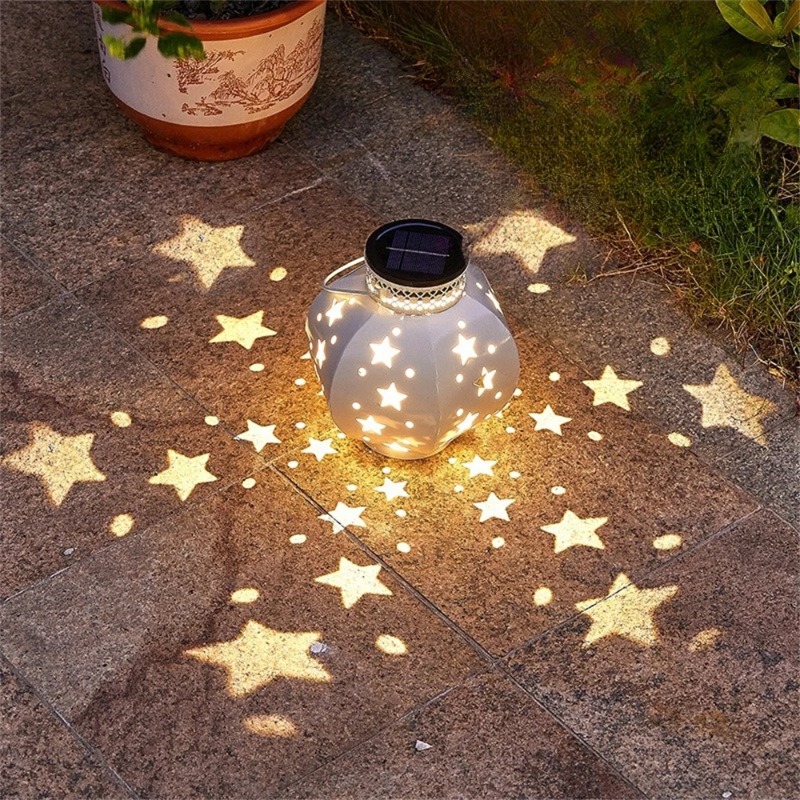 مصباح حديقة على شكل نجمة، أضوا - مراجعة Outdoor Lighting Decoration وسعره