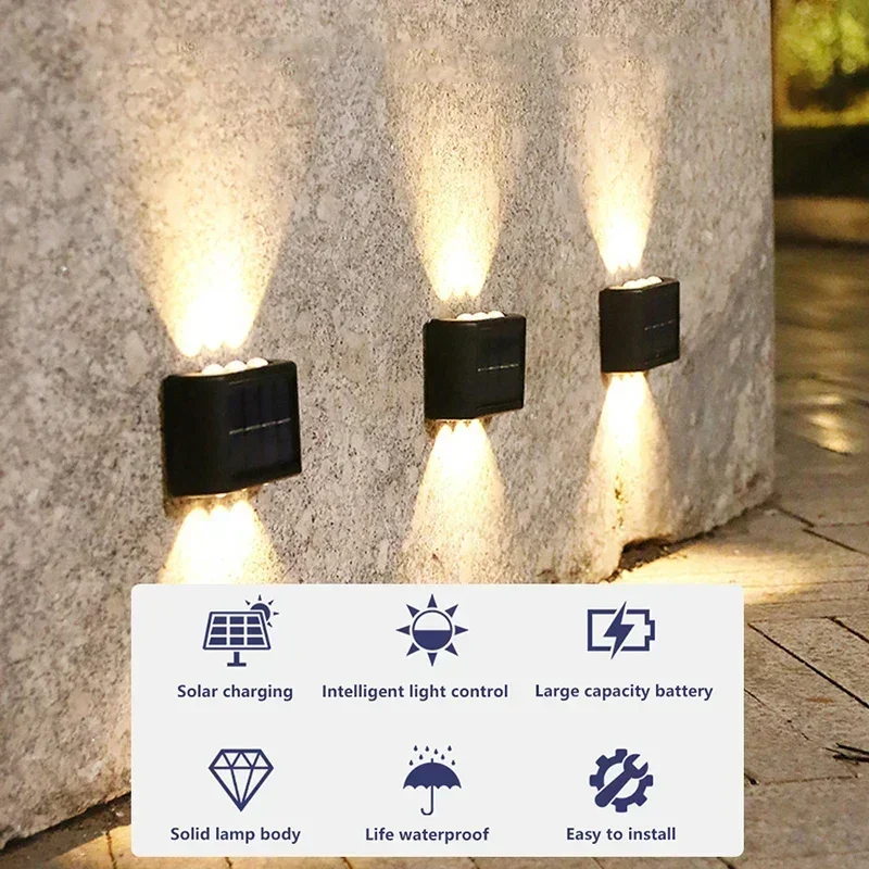 مصباح جداري شمسي LED خارجي مقا - مراجعة Outdoor Lighting Solar وسعره