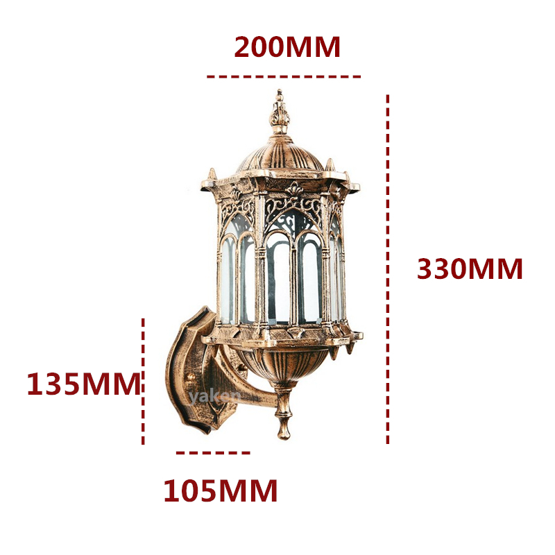 مصباح جداري خارجي بقطر 8 بوصات - مراجعة Outdoor Lighting Bronze وسعره