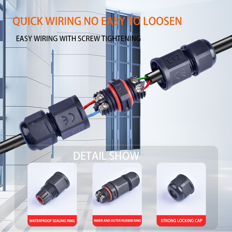 IP68 موصل مقاوم للماء كابل إضا - مراجعة Outdoor Lighting Wire Connectors وسعره