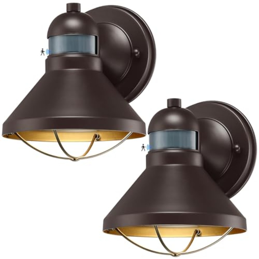 مجموعة من 2 مصباح جداري خارجي  - مراجعة Outdoor Lighting Solar وسعره