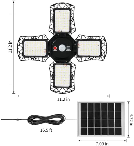 سقيفة تخزين خارجية 6x4 قدم مع  - مراجعة Outdoor Lighting Solar وسعره