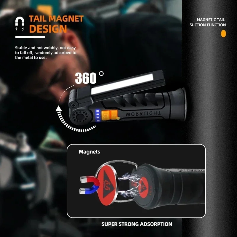 المحمولة COB مصباح ليد جيب USB - مراجعة Outdoor Lighting Nearby وسعره