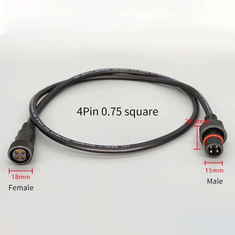ذكر Famale التوصيل كابل 4Pin م - مراجعة Outdoor Lighting Wire Connectors وسعره
