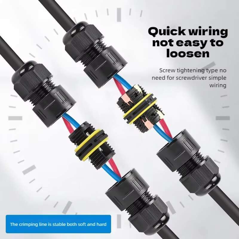 IP68 موصل سلك كهربائي مقاوم لل - مراجعة Outdoor Lighting Wire Connectors وسعره