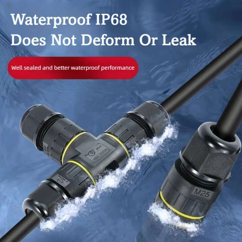 IP68 موصل سلك كهربائي مقاوم لل - مراجعة Outdoor Lighting Wire Connectors وسعره
