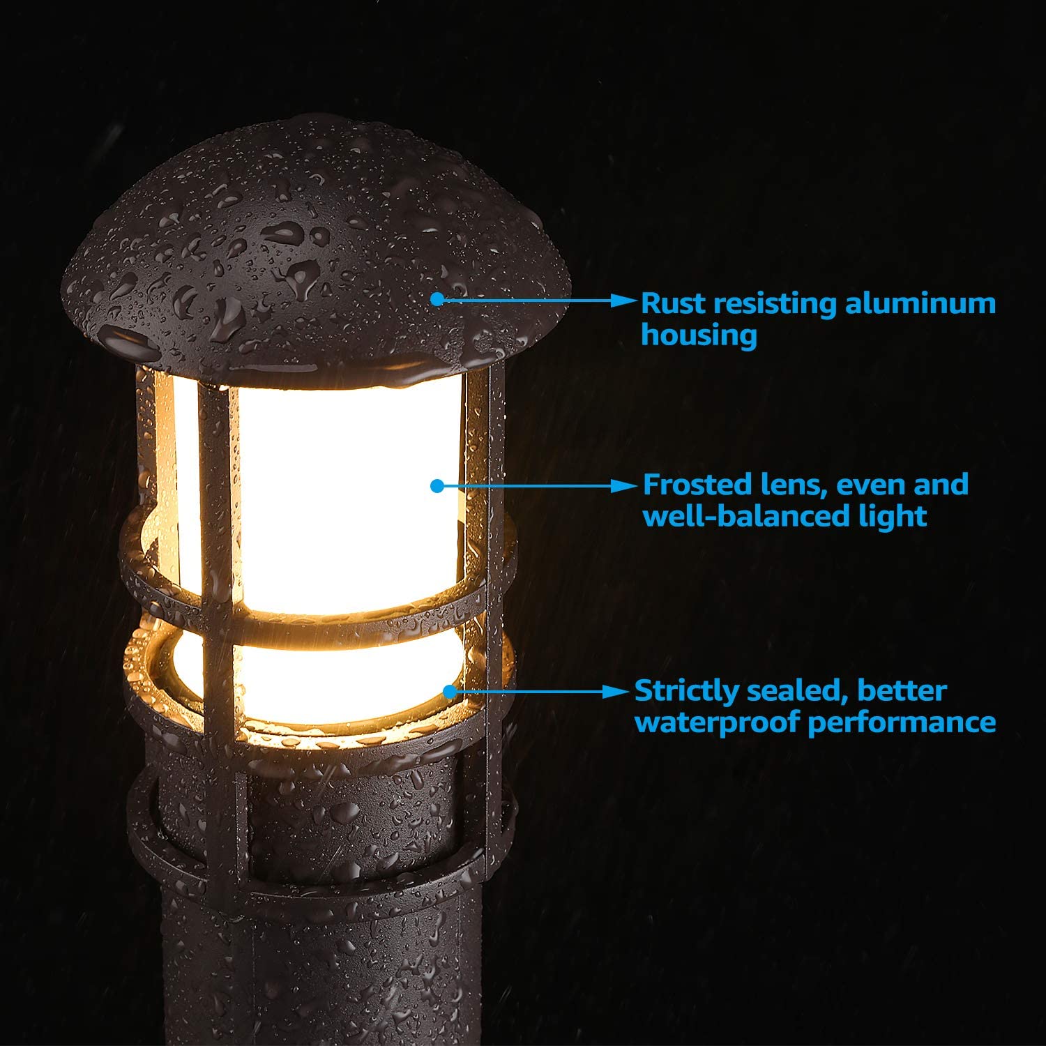 8 قطعة LED في الهواء الطلق حدي - مراجعة Outdoor Lighting Extension Cord وسعره
