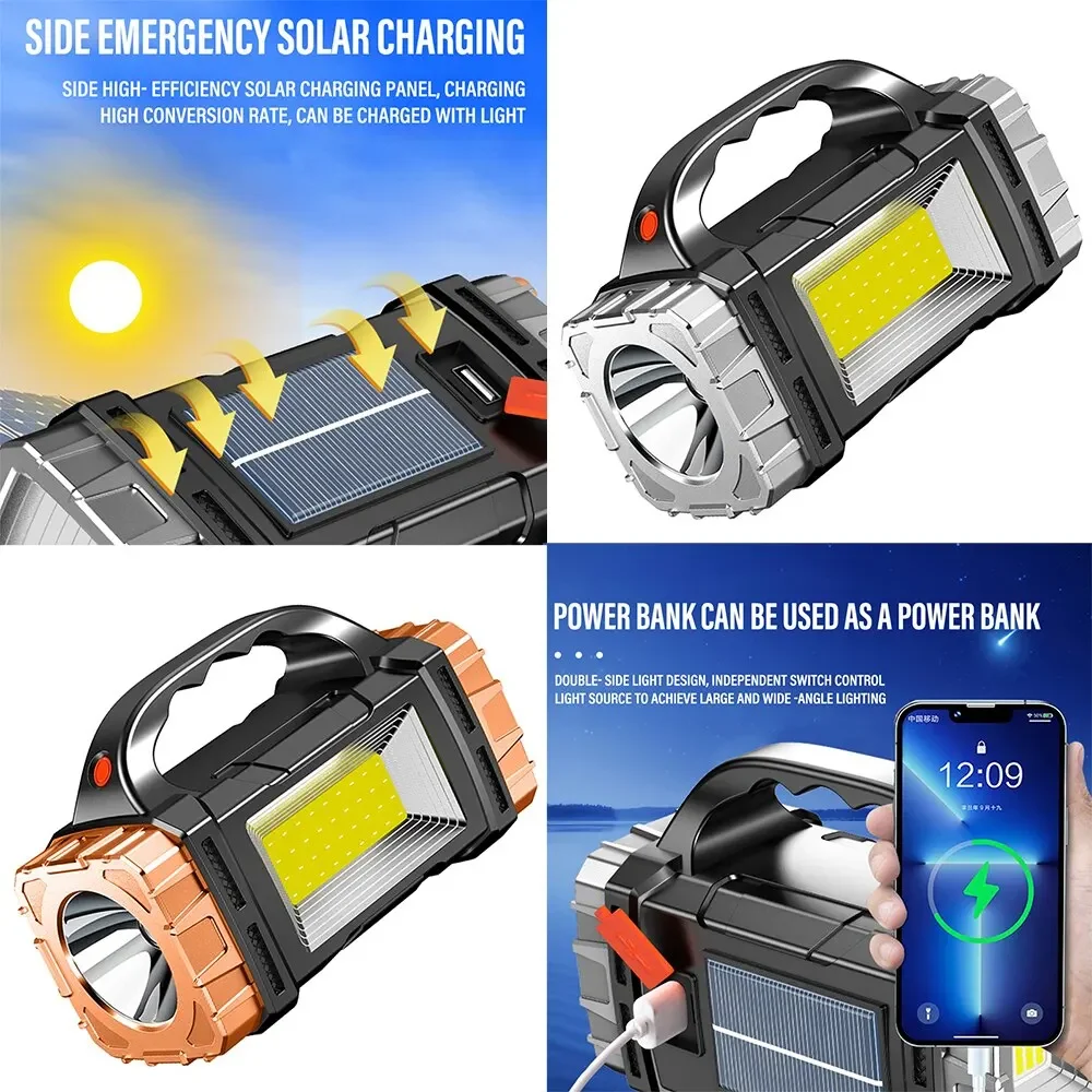 مصباح يدوي LED شمسي عالي الطاق - مراجعة Outdoor Lighting Nearby وسعره