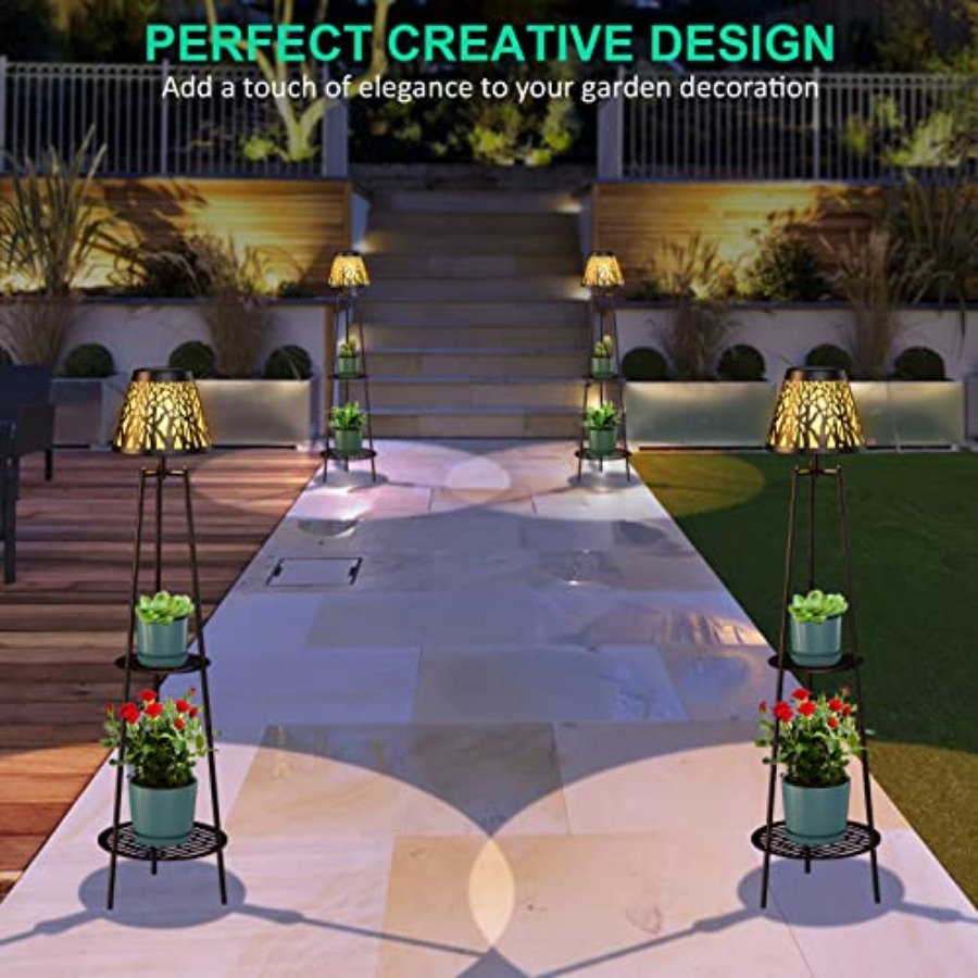 مصباح أرضي شمسي خارجي مع حامل  - مراجعة Outdoor Lighting Solar وسعره