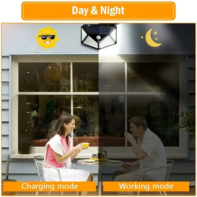 مصباح حديقة شمسي خارجي بـ 100  - مراجعة Outdoor Lighting Solar وسعره