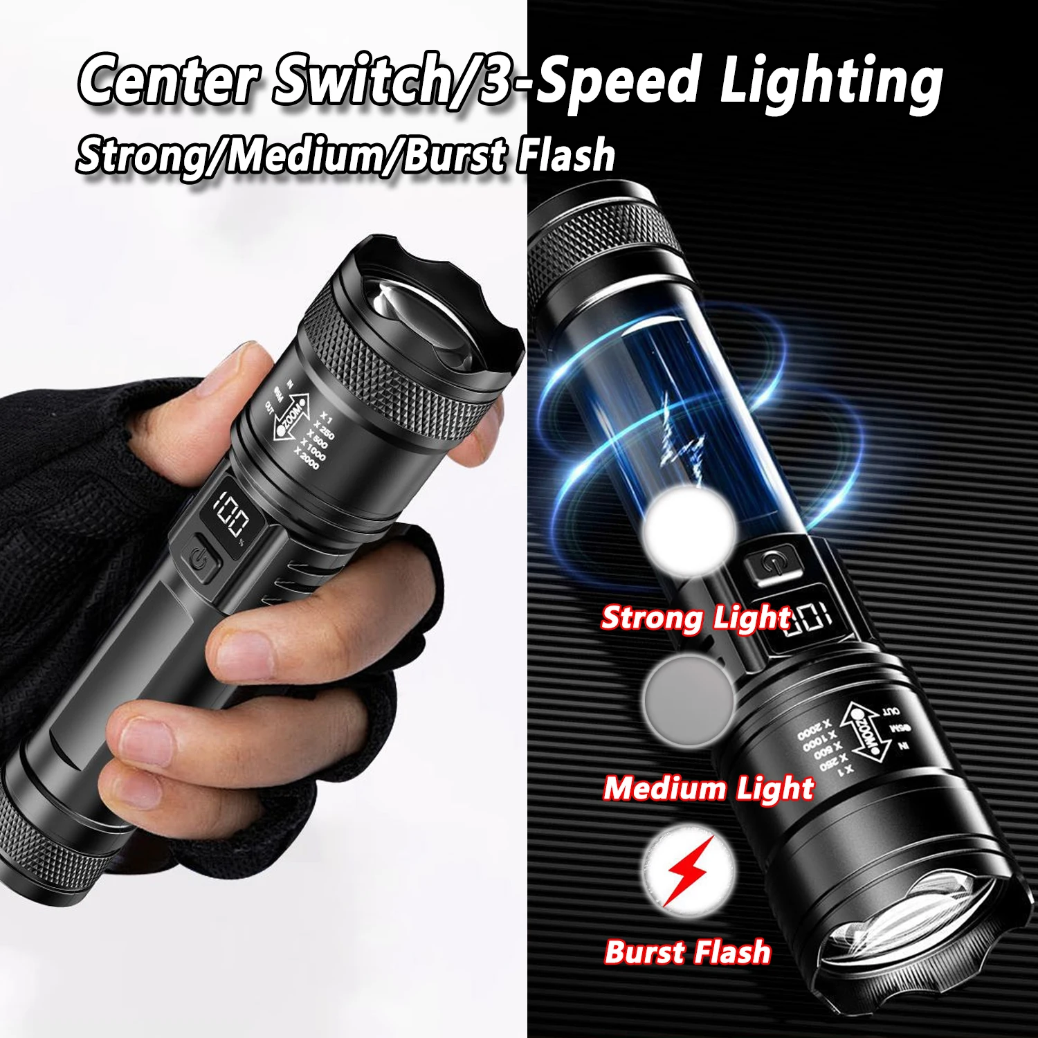 مصباح LED فائق السطوع مصباح يد - مراجعة Outdoor Lighting Nearby وسعره
