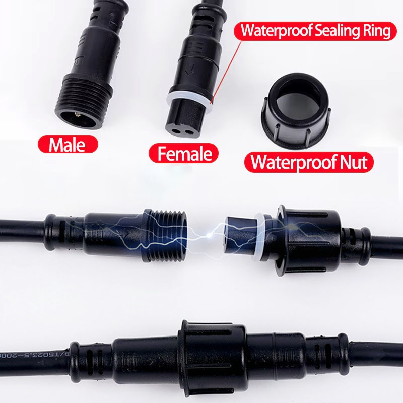 مجموعة موصلات أسلاك مقاومة للم - مراجعة Outdoor Lighting Wire Connectors وسعره