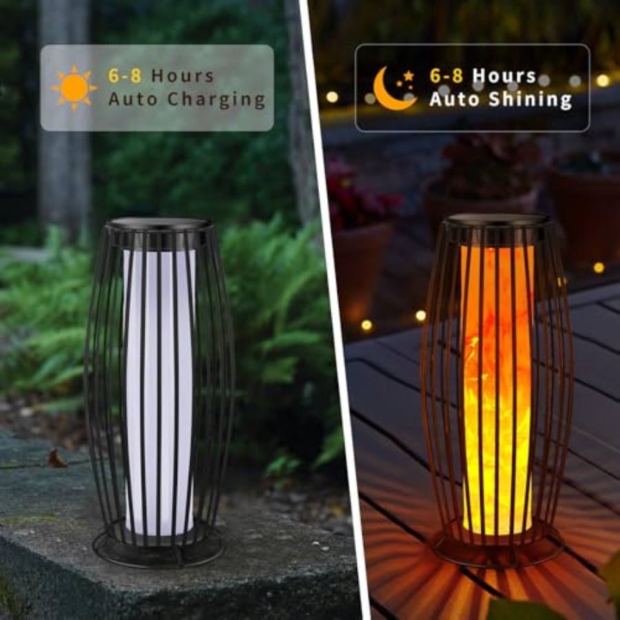 مصباح أرضي شمسي خارجي بتأثير ا - مراجعة Outdoor Lighting Solar وسعره