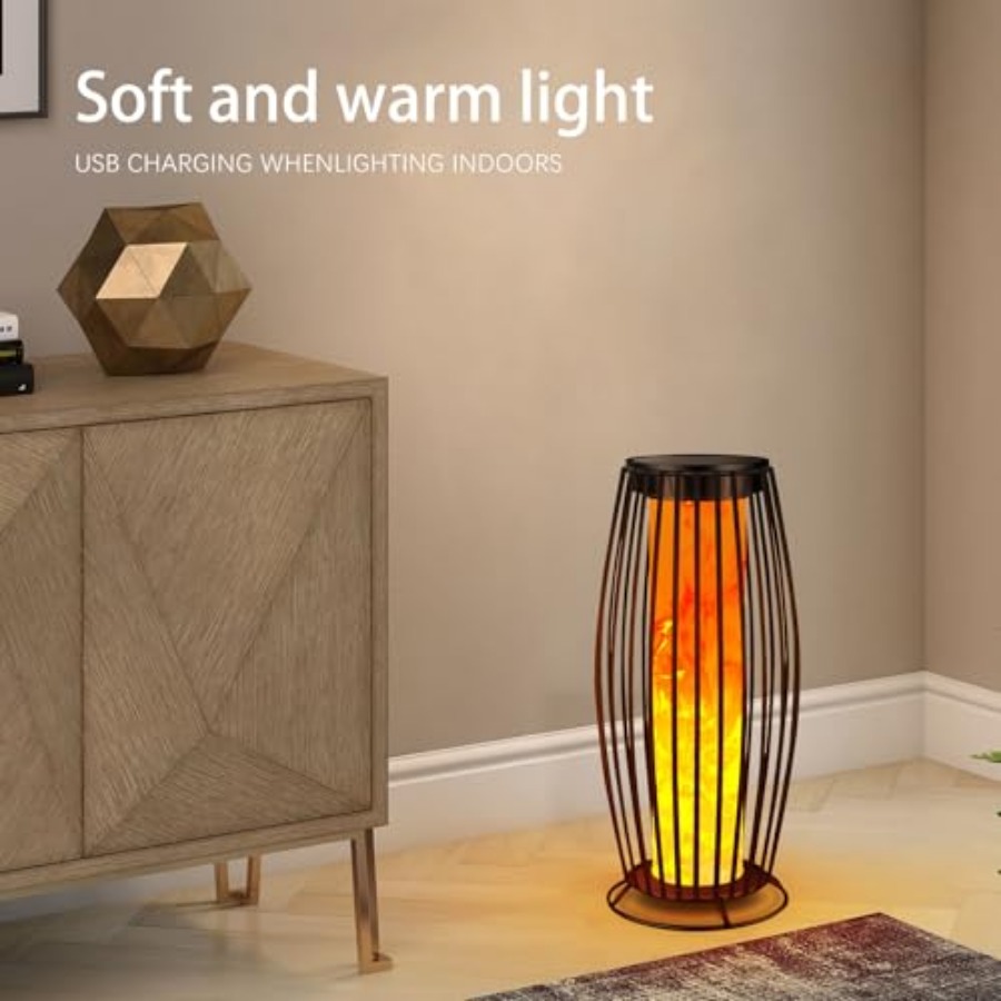 مصباح أرضي شمسي خارجي بتأثير ا - مراجعة Outdoor Lighting Solar وسعره