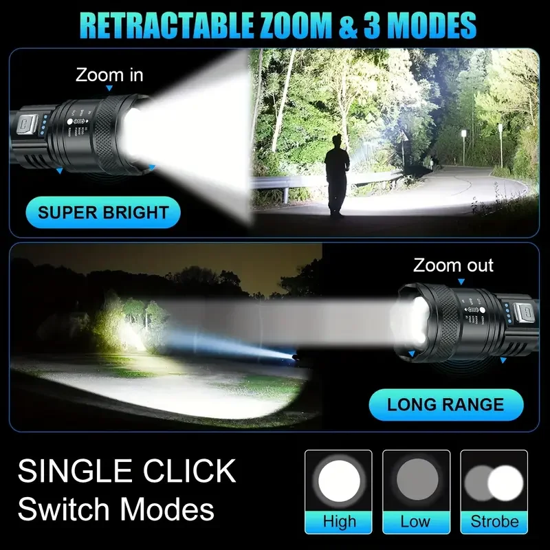 التكتيكية مصباح ليد جيب 2000LM - مراجعة Outdoor Lighting Nearby وسعره
