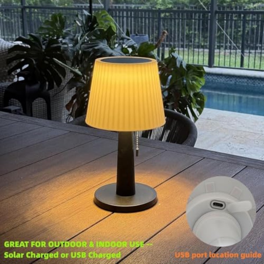 مصابيح طاولة تعمل بالطاقة الشم - مراجعة Outdoor Lighting Solar وسعره