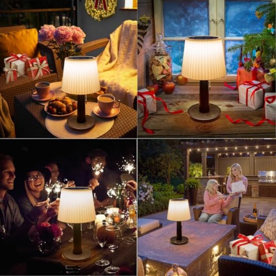 مصابيح طاولة تعمل بالطاقة الشم - مراجعة Outdoor Lighting Solar وسعره