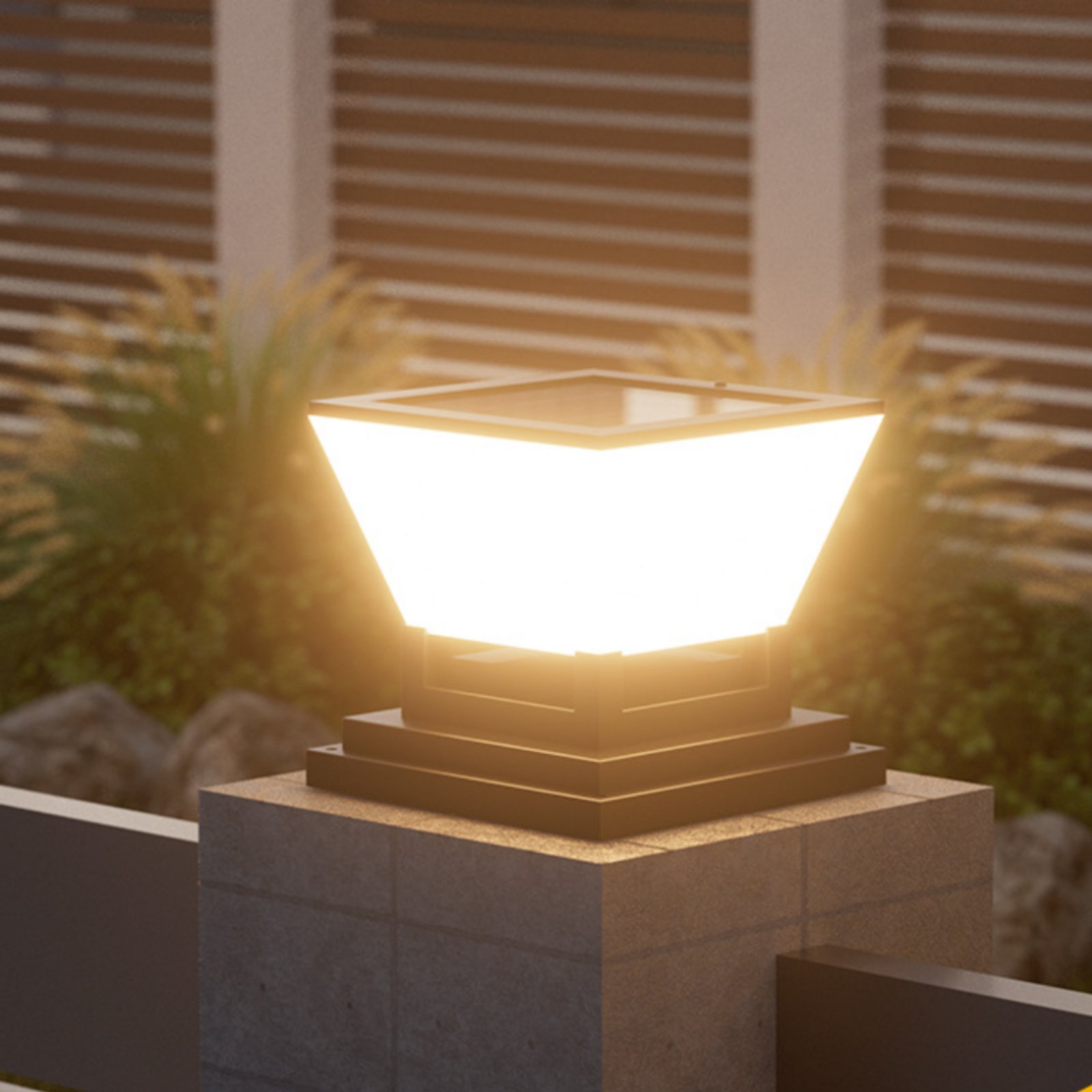 مصباح شمسي للأعمدة مقاوم للماء - مراجعة Outdoor Lighting Ip65 وسعره